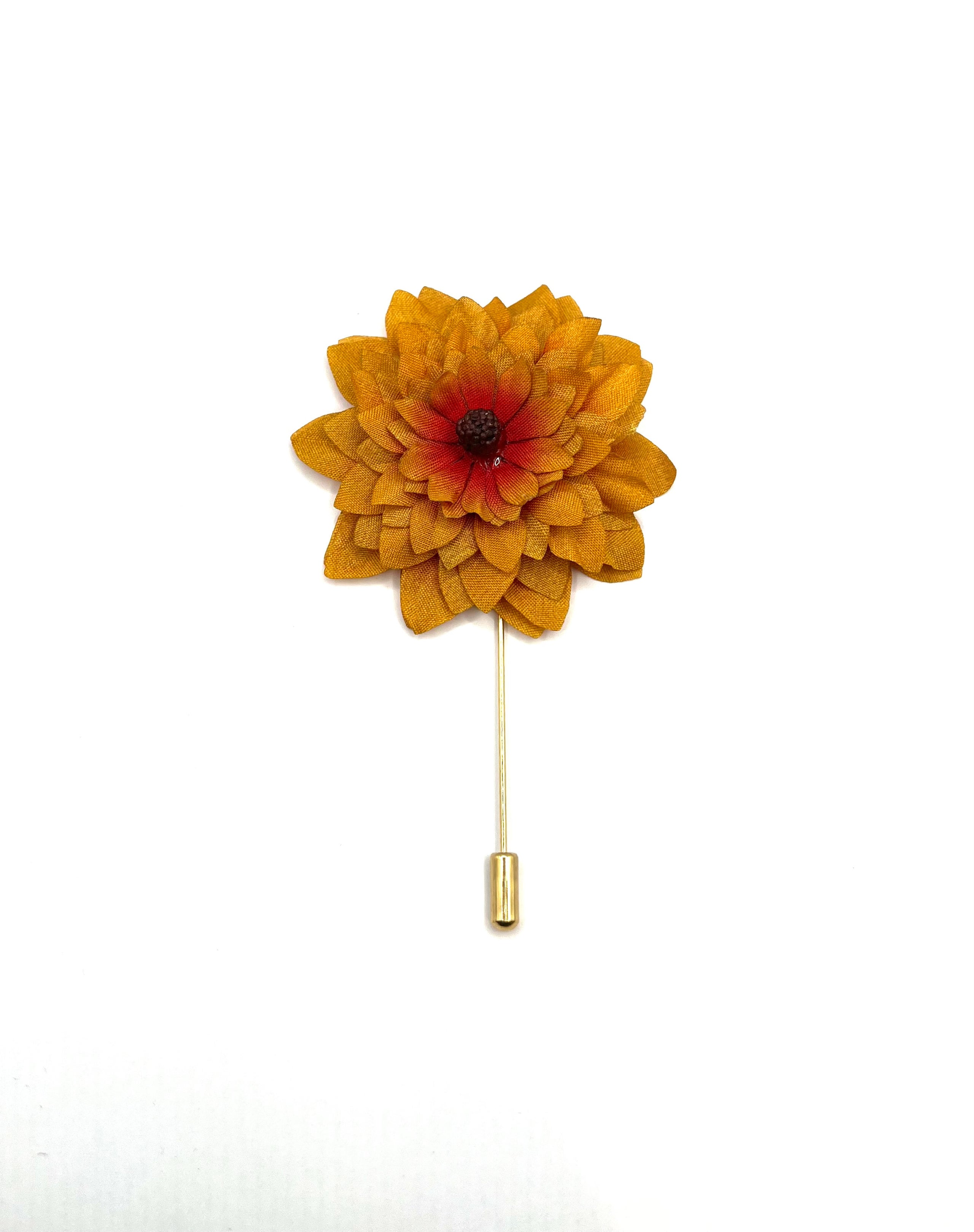 Gold Flower Lapel Pin Beyond BowTies